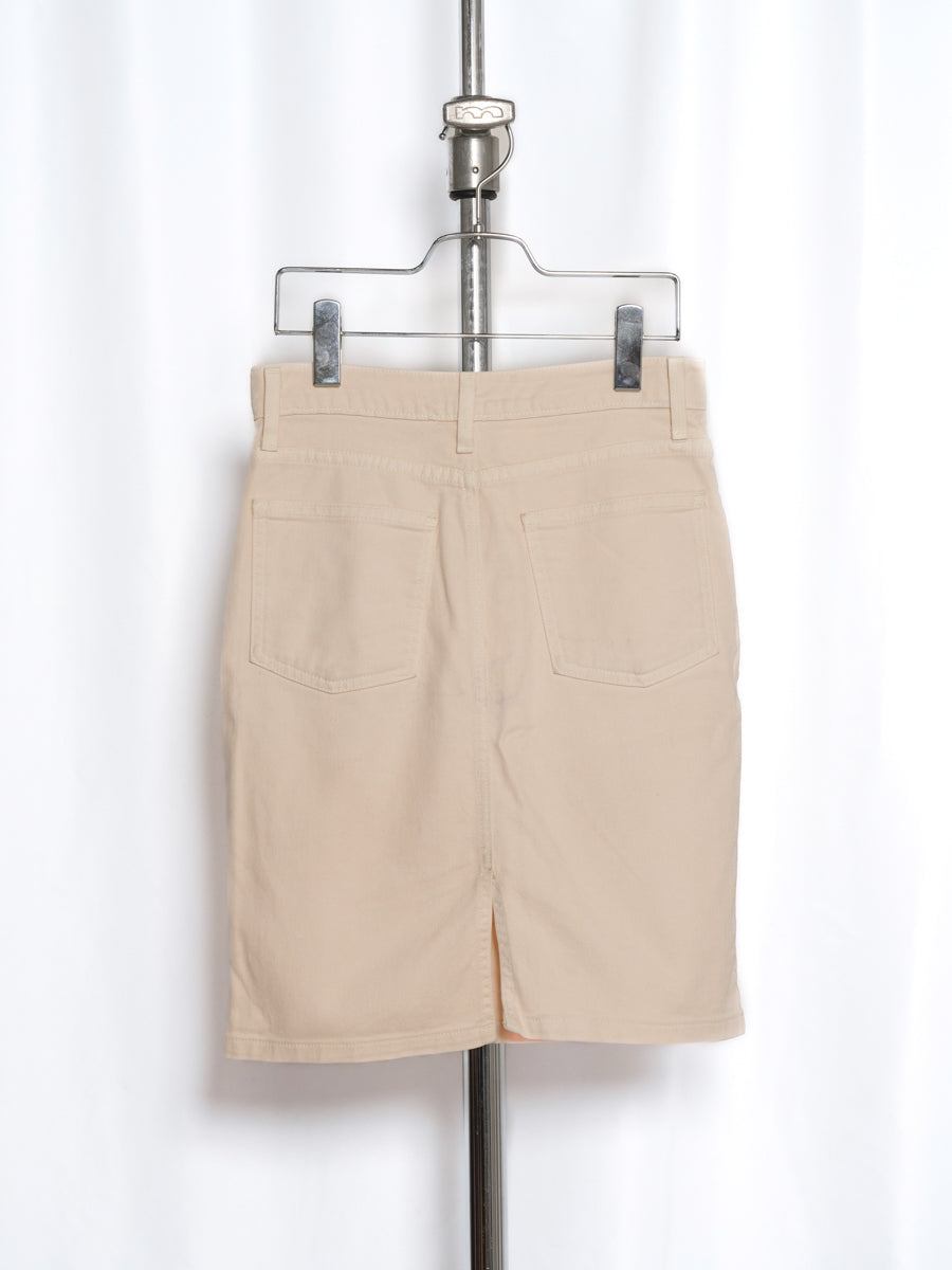 American Apparel / White Denim Skirt