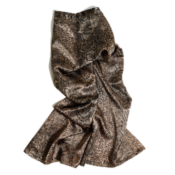PAUL HARRIS DESIGN / Python Pattern Satin Skirt