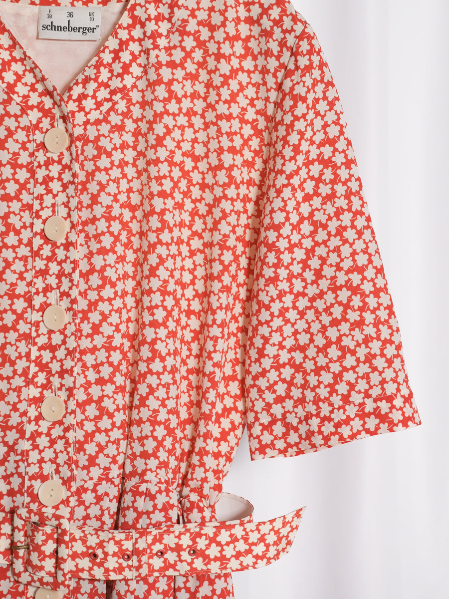Flower Pattern One Piece