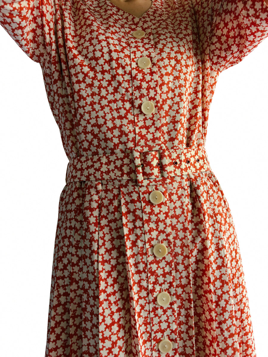 Flower Pattern One Piece