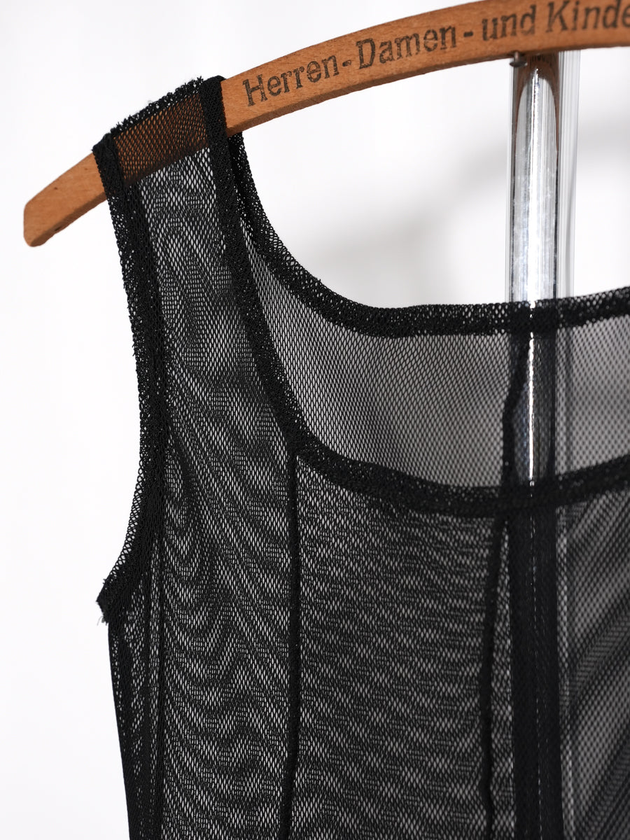 Mesh Tank Top Dress
