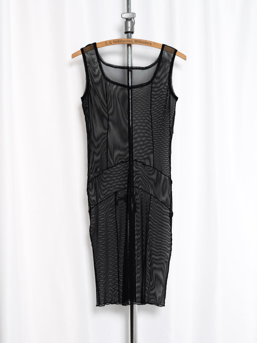Mesh Tank Top Dress