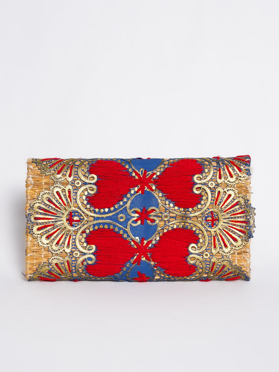 Embroidery Clutch Bag
