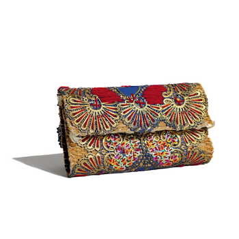 Embroidery Clutch Bag