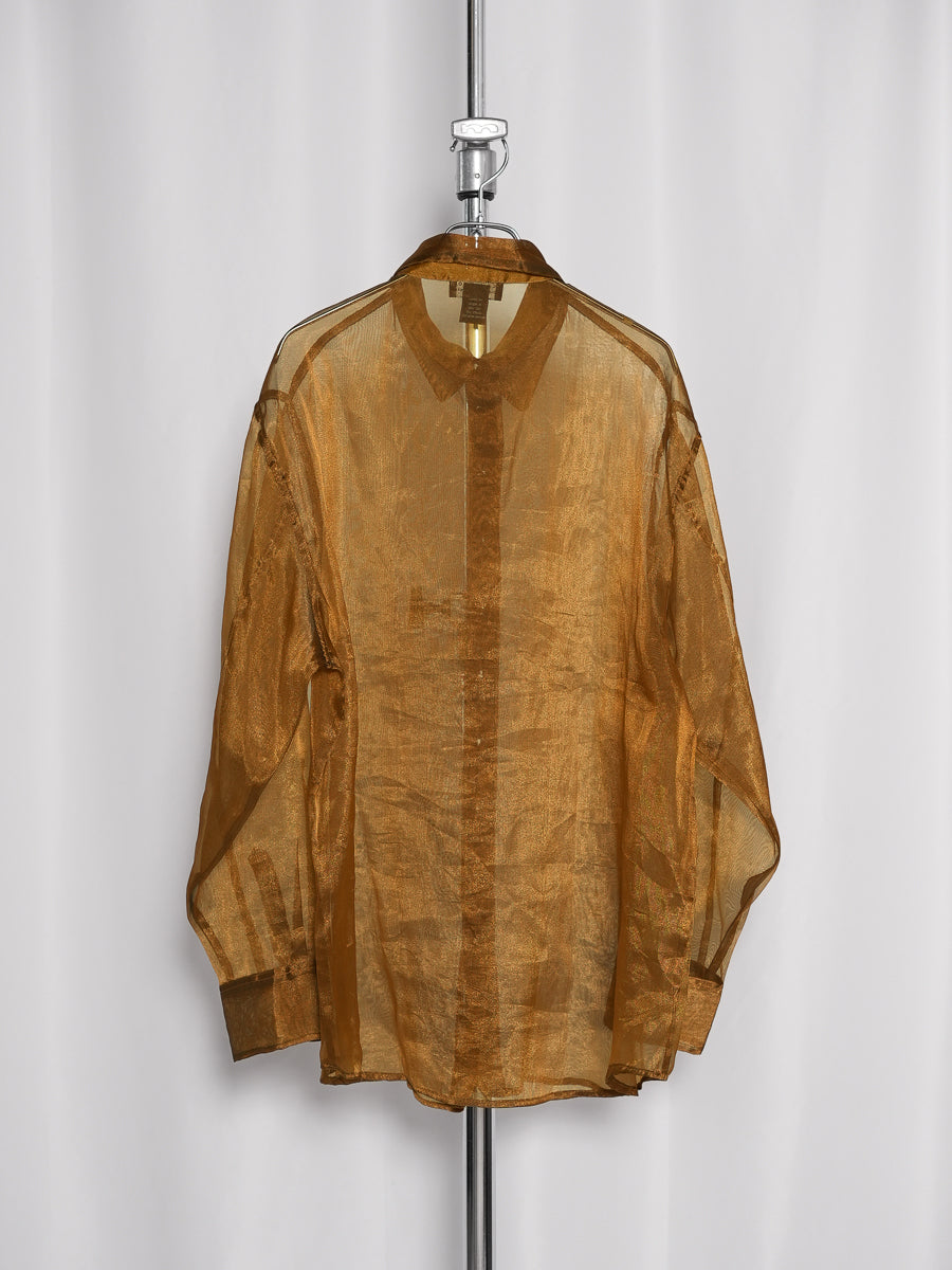 See-through Lame Shirt