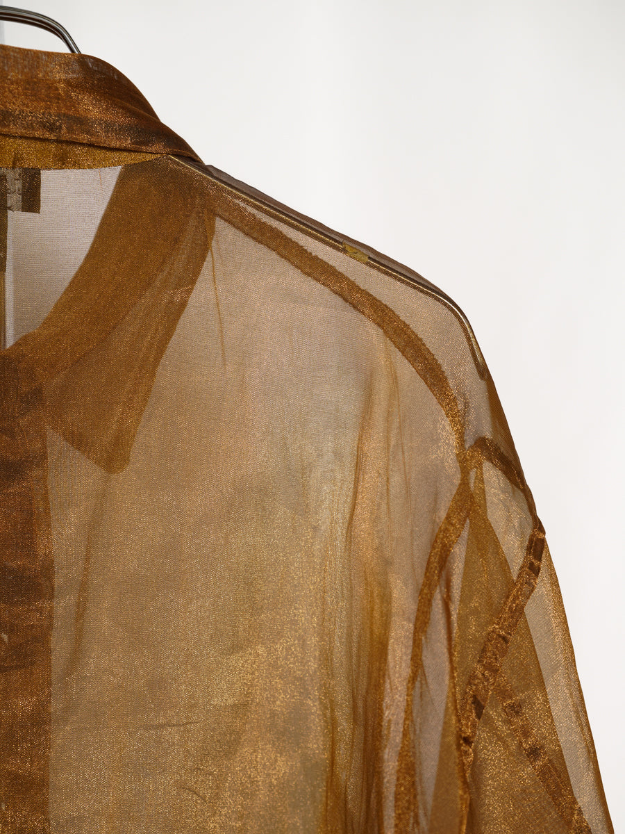 See-through Lame Shirt