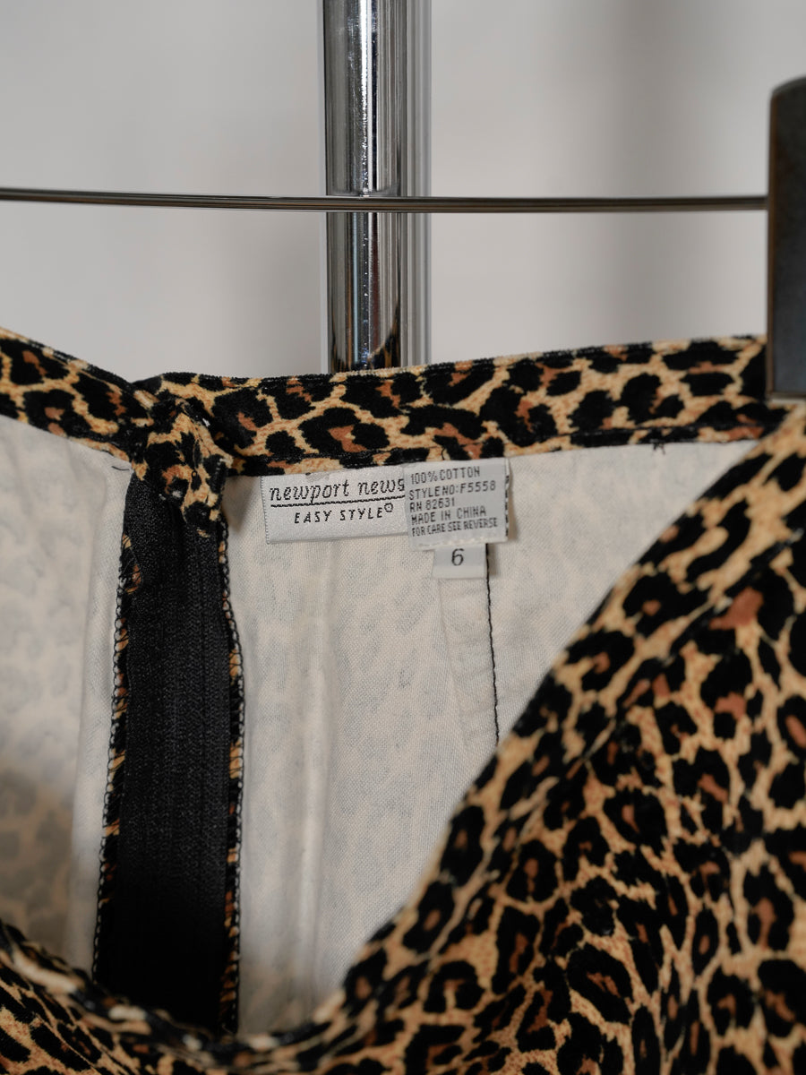 NEWPORT NEWS / Leopard Print Skirt