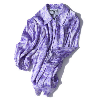 GANNI / Flower Blouse