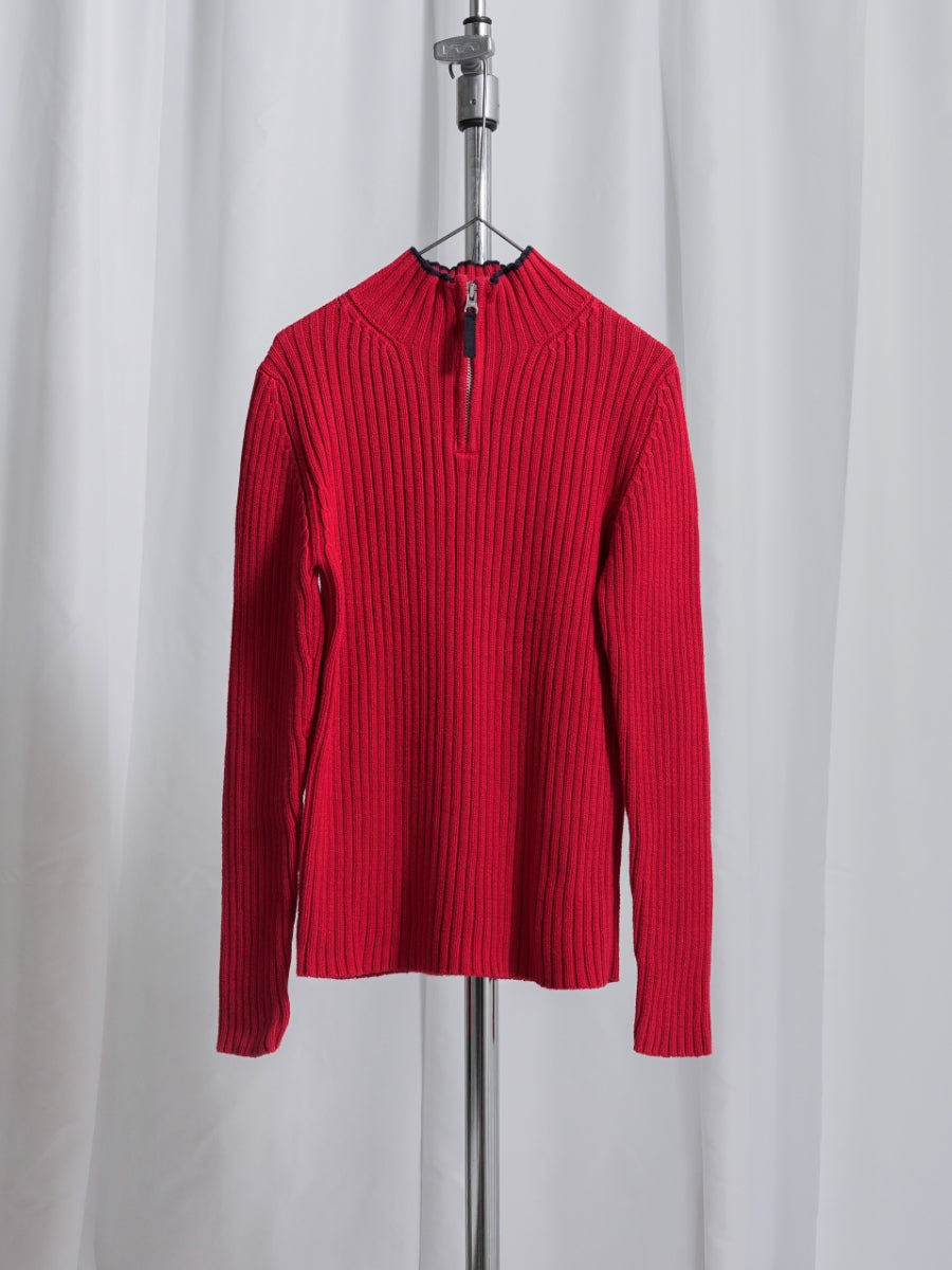Quarter Zip Knit Sweater