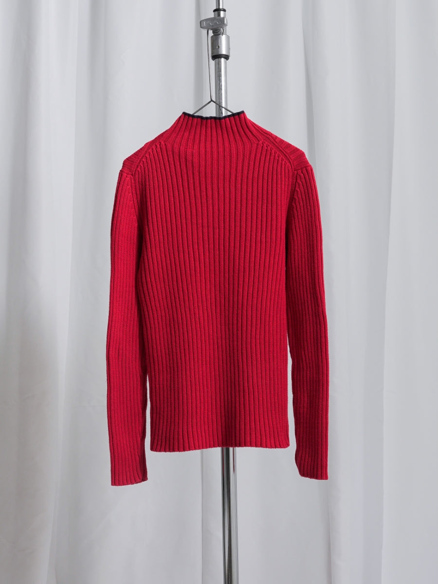 Quarter Zip Knit Sweater