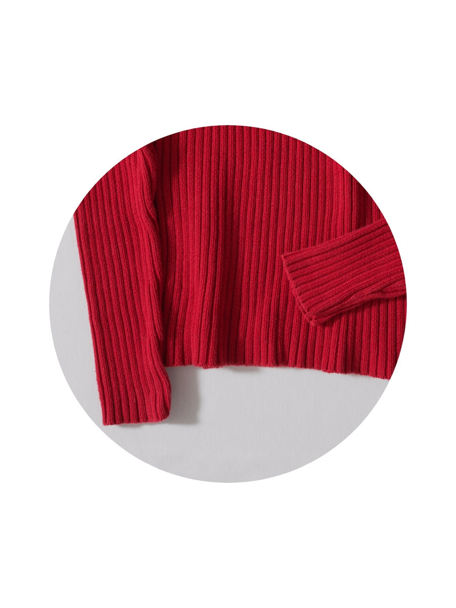 Quarter Zip Knit Sweater