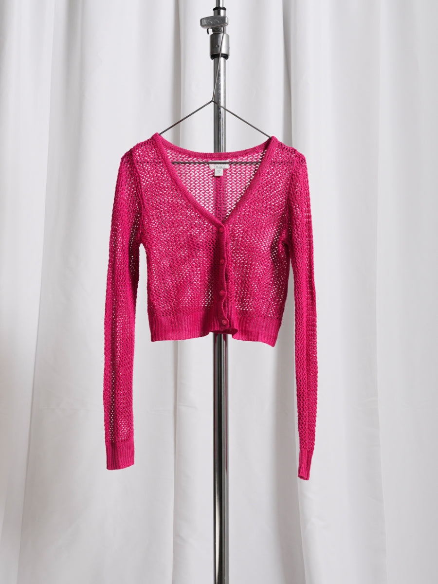 Mesh Knit Cardigan