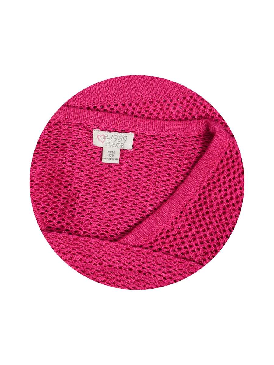 Mesh Knit Cardigan