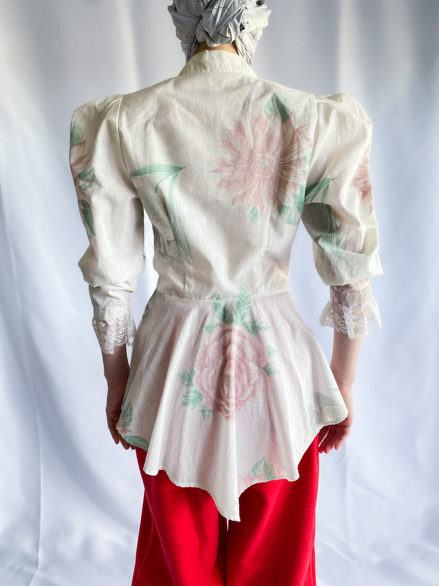 1970's Flower Print Jacket
