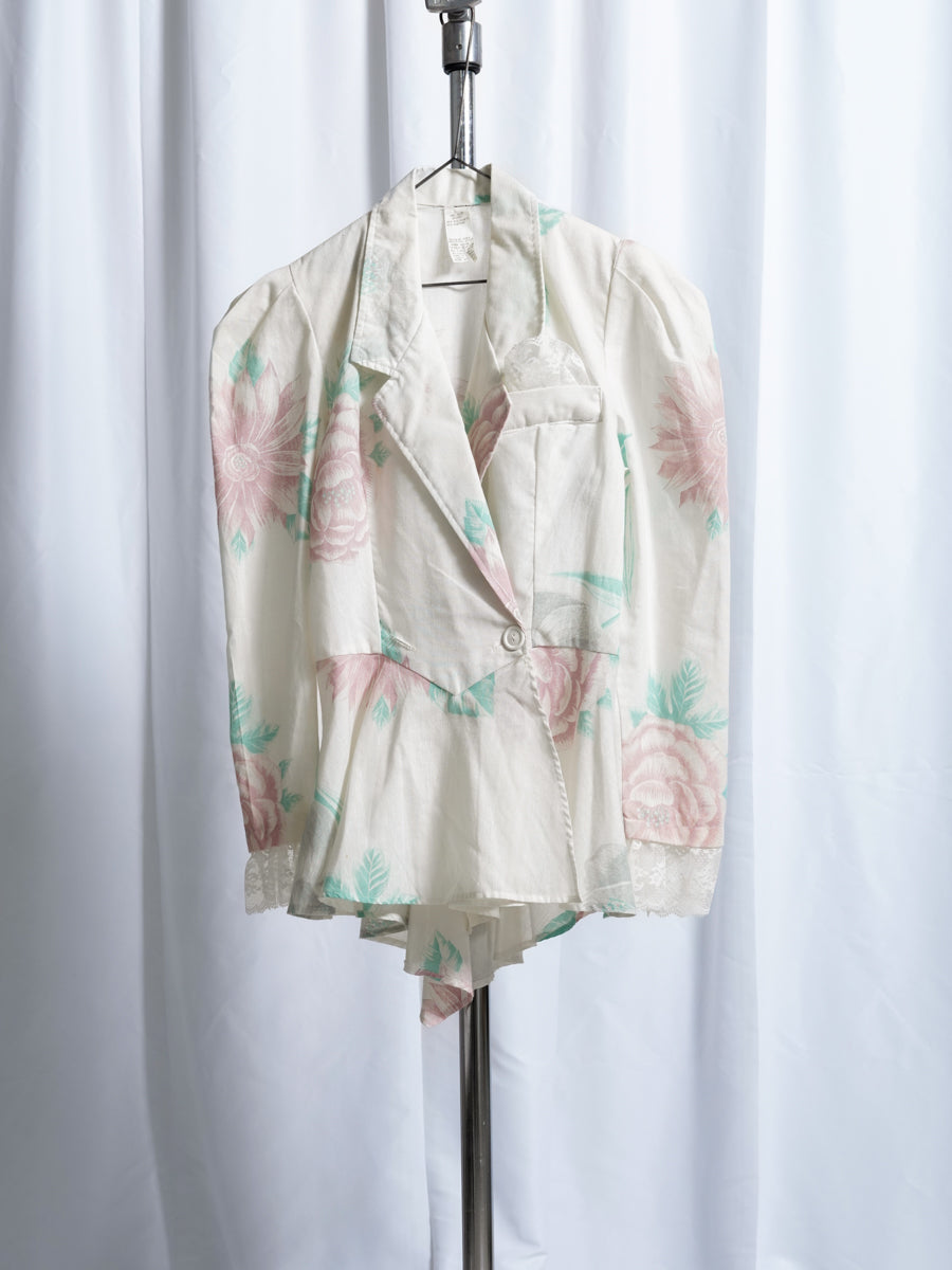 1970's Flower Print Jacket