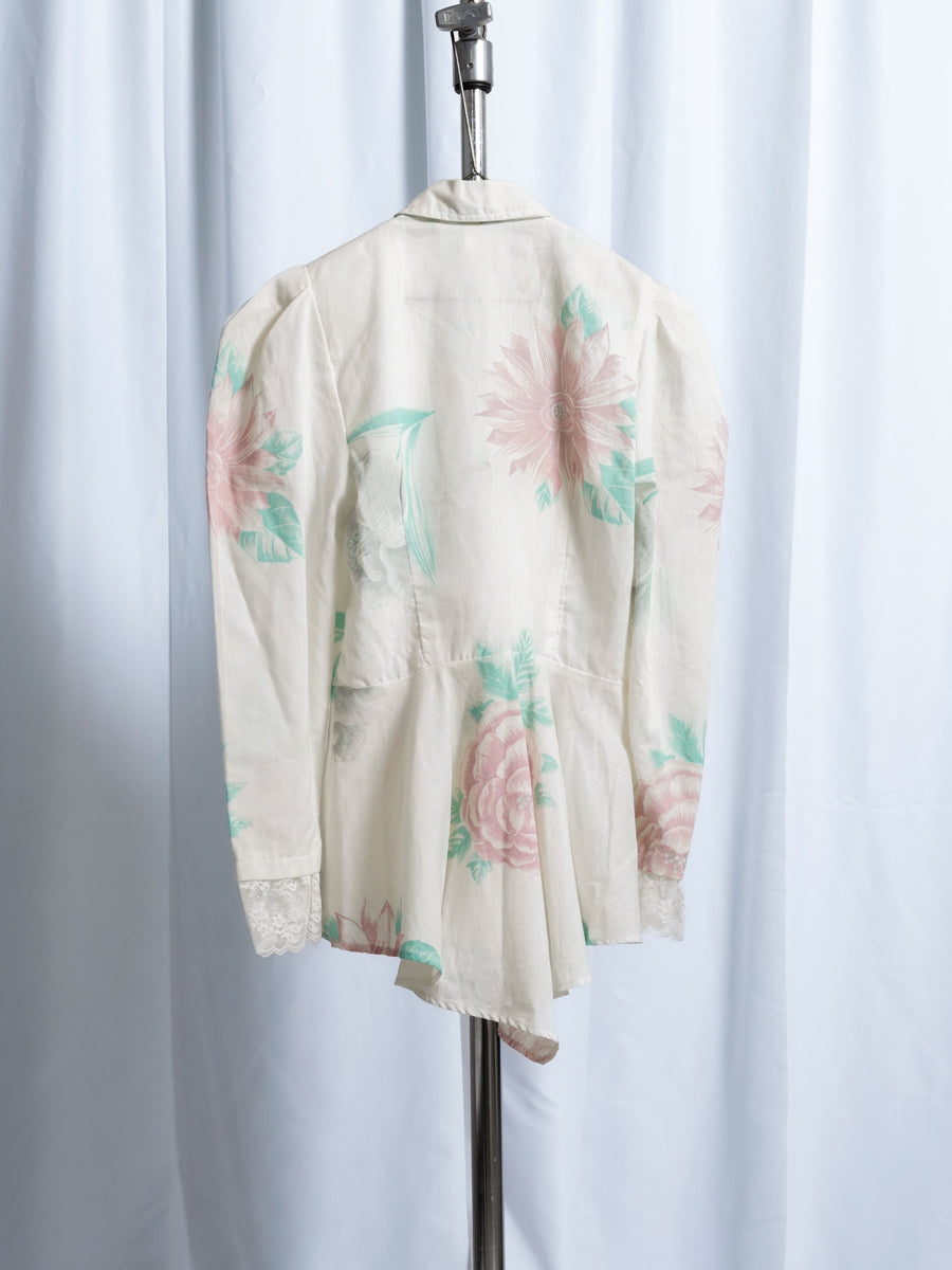 1970's Flower Print Jacket