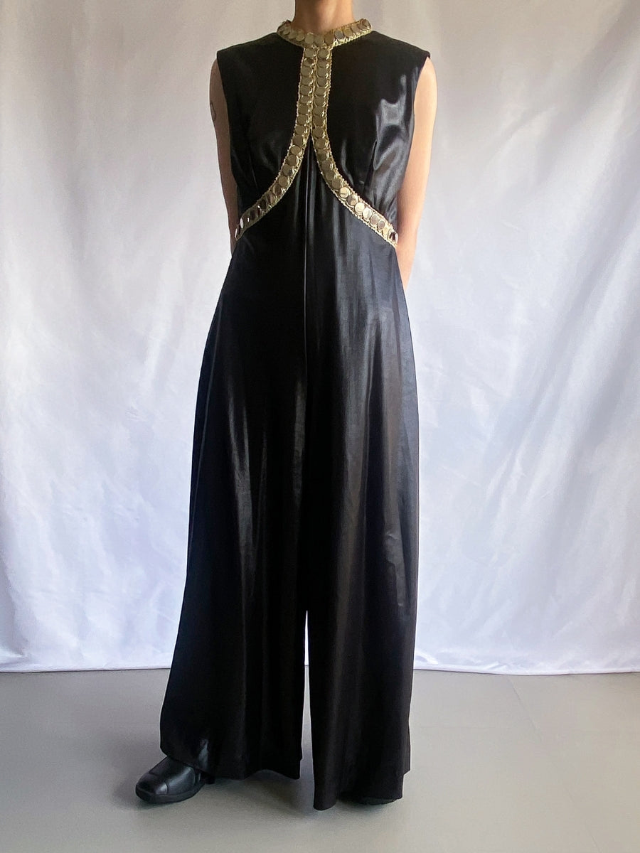 1960's Black Pants Dress