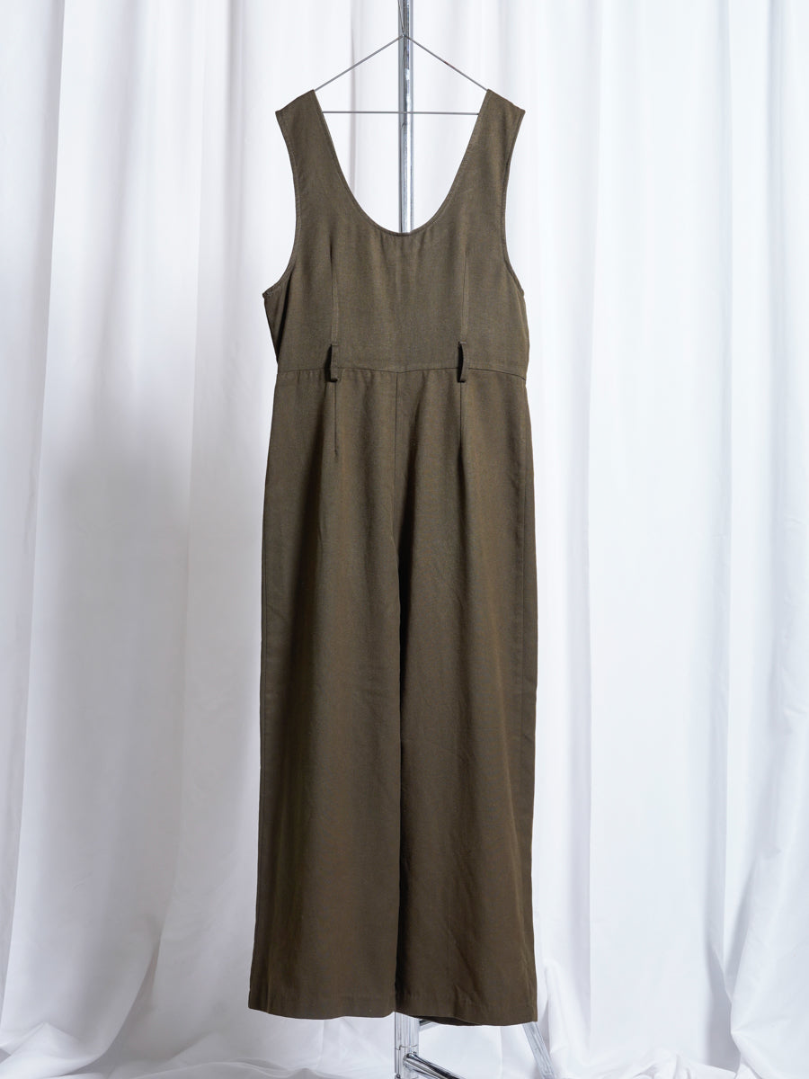 1980's Khaki Jumpsuit