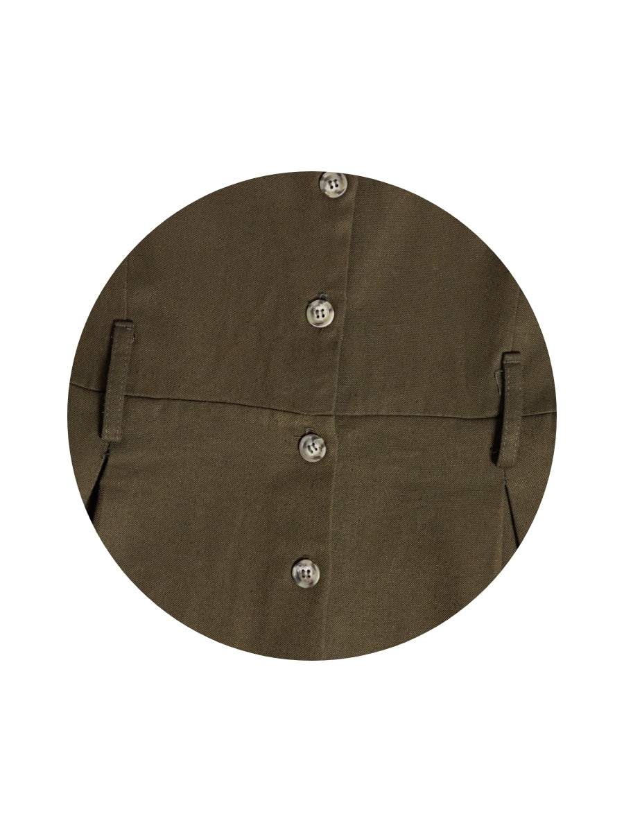 1980's Khaki Jumpsuit