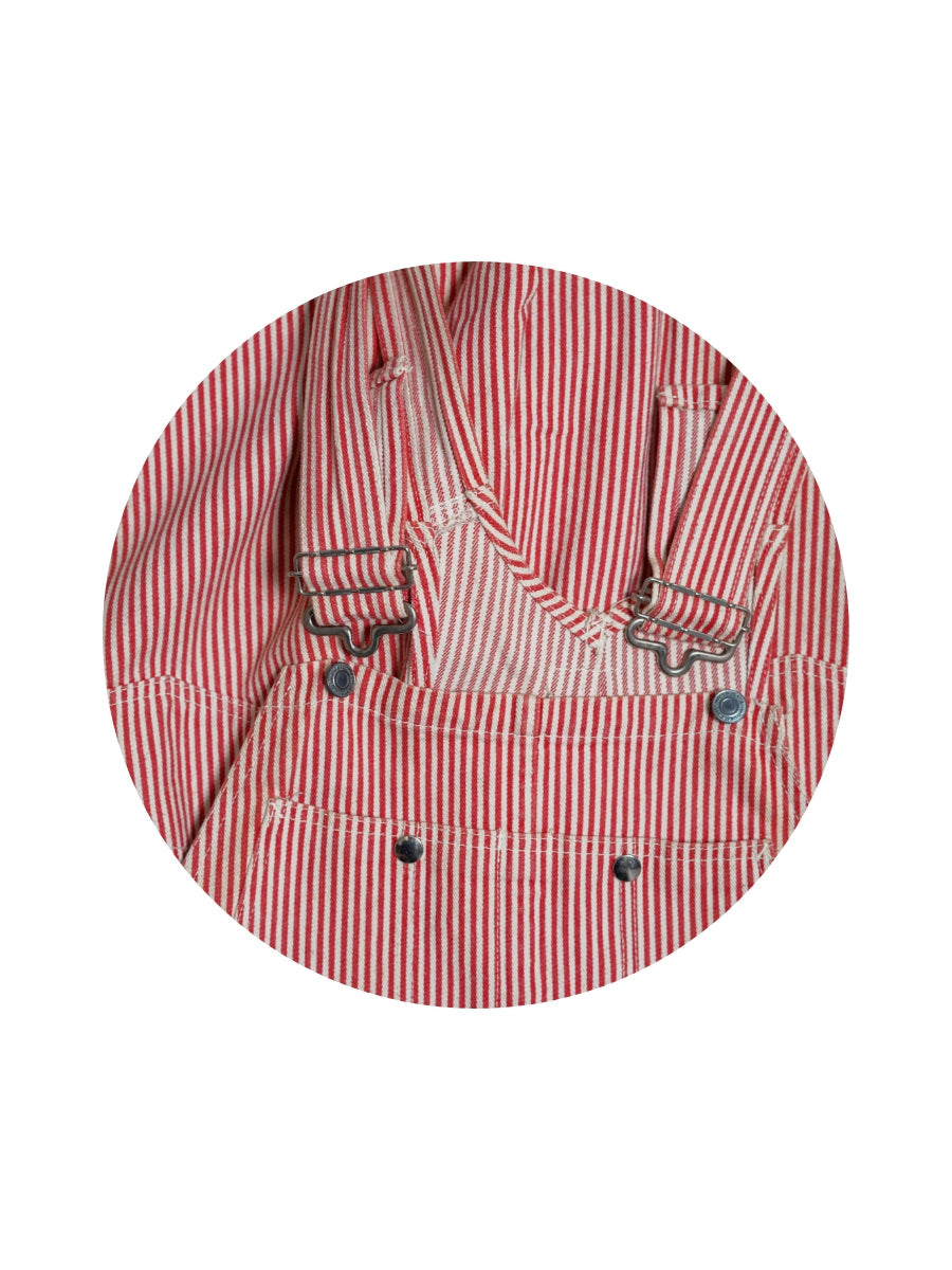 Duck Stripe Overalls
