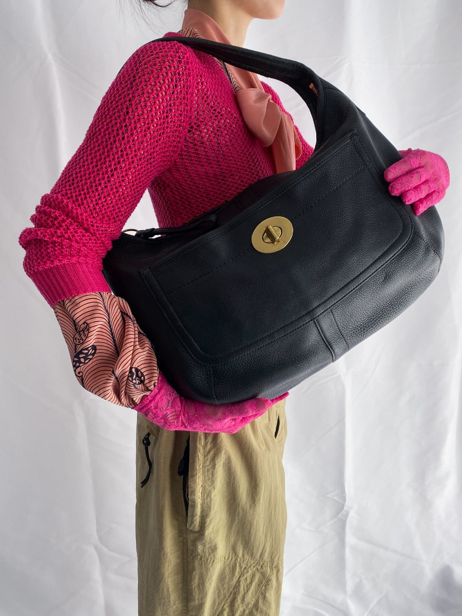 COACH / Leather Shoulder Bag