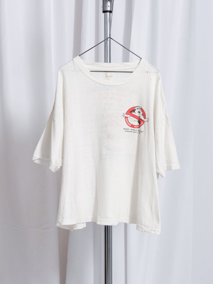 SADDAM BUSTERS Print T-shirts