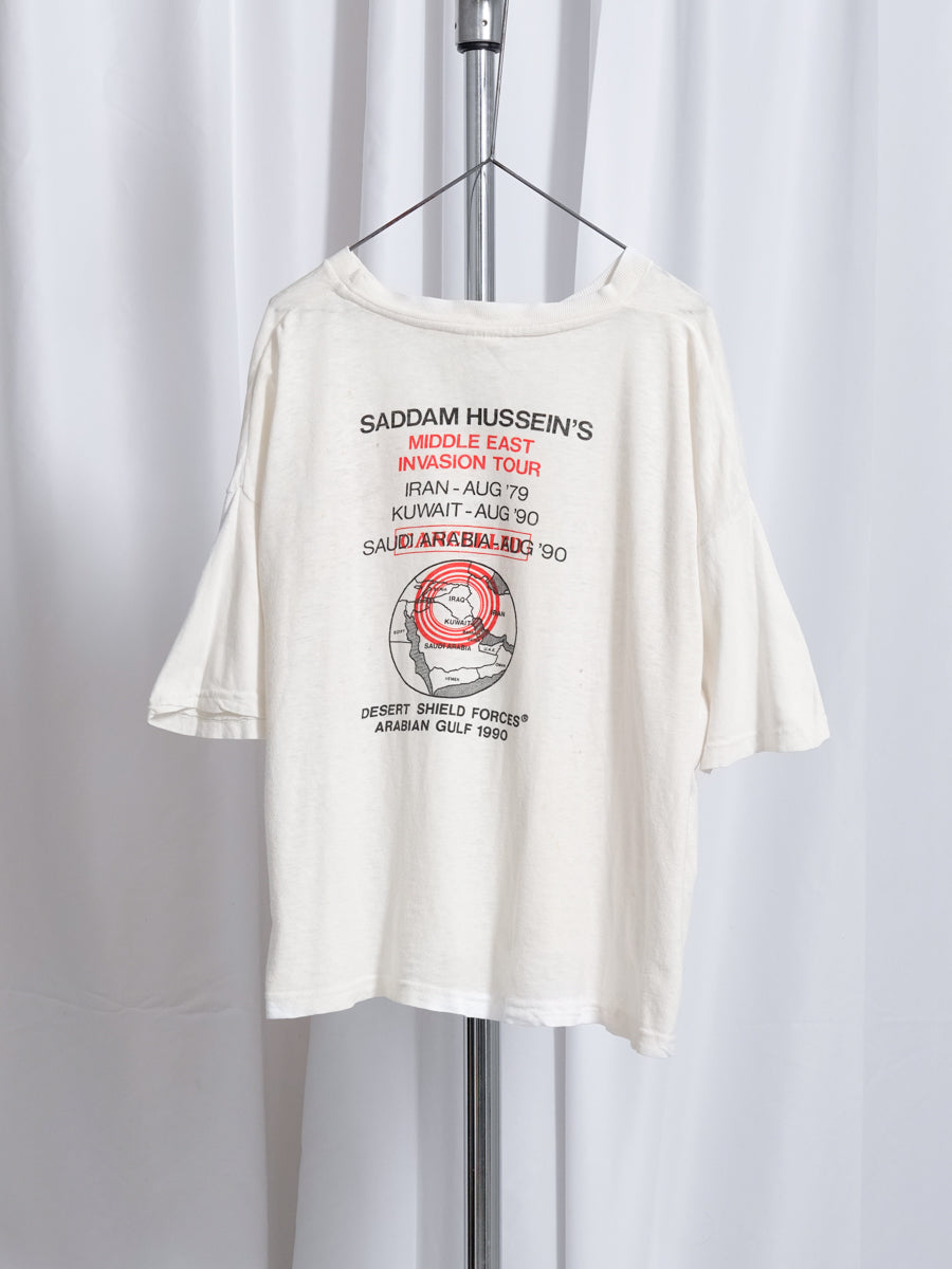 SADDAM BUSTERS Print T-shirts
