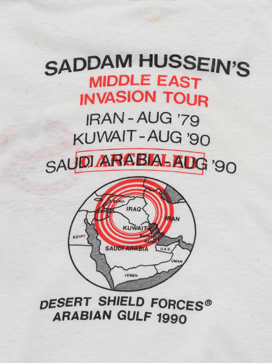 SADDAM BUSTERS Print T-shirts